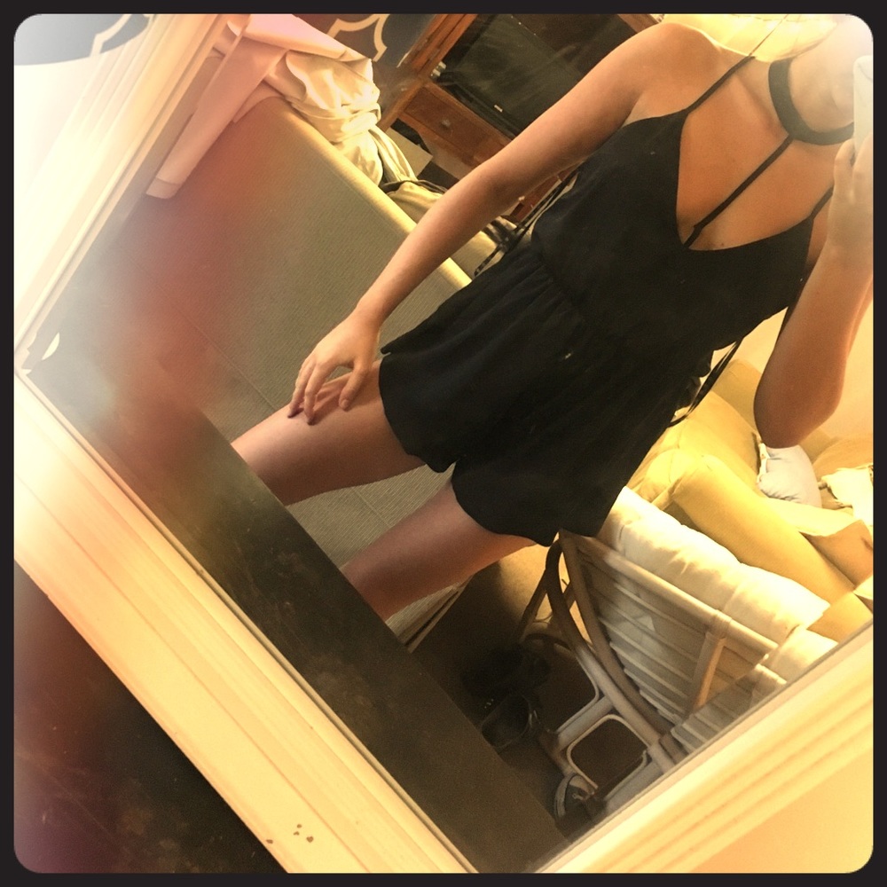 MISSGUIDED ROMPER WITH CHOKER DETAIL