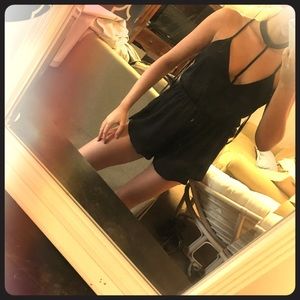 MISSGUIDED ROMPER WITH CHOKER DETAIL