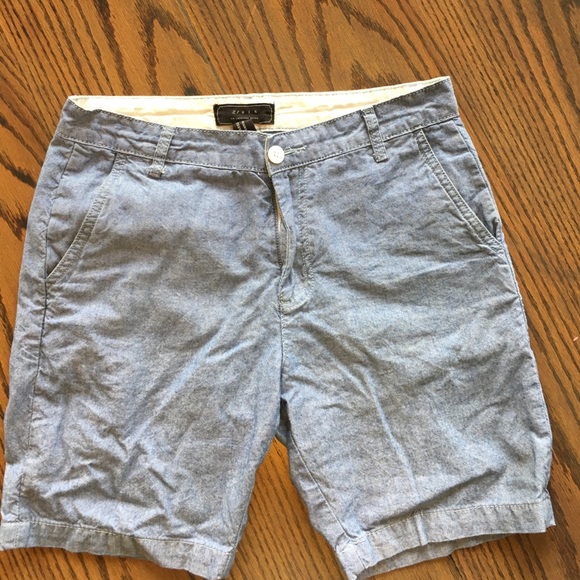 Flat front denim like shorts - Picture 1 of 1