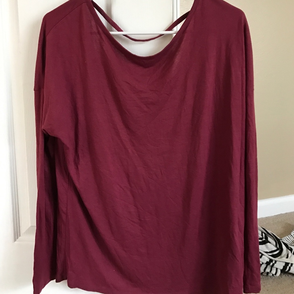 Maroon long sleeve