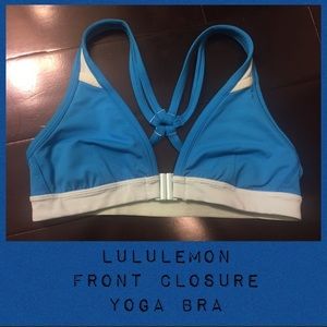 Lululemon Heat it Up front closure yoga bra