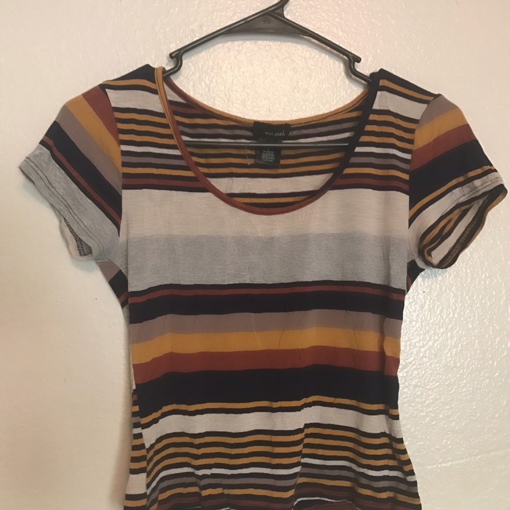 Cute striped shirt sleeve