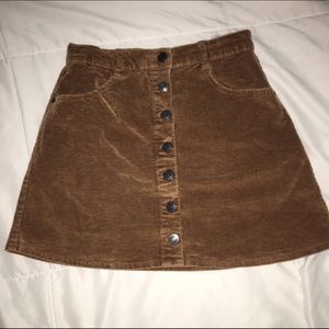 Brandy Melville Corduroy Skirt