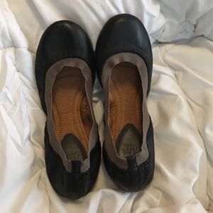 Leather Black flats brand new