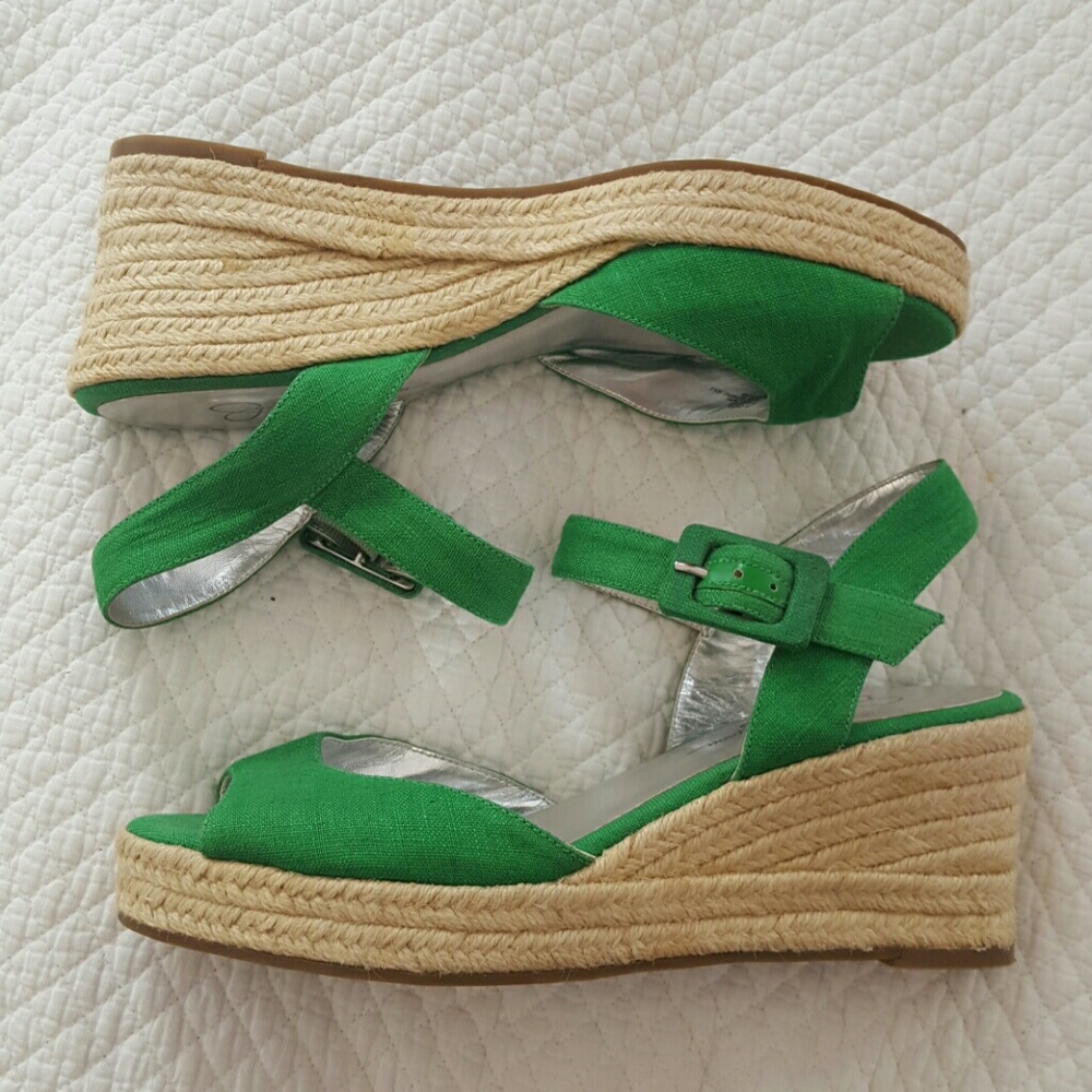 Kelly Green Wedges by Jessica Simpsons