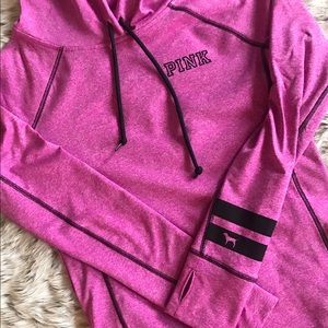 PINK fitted hoodie