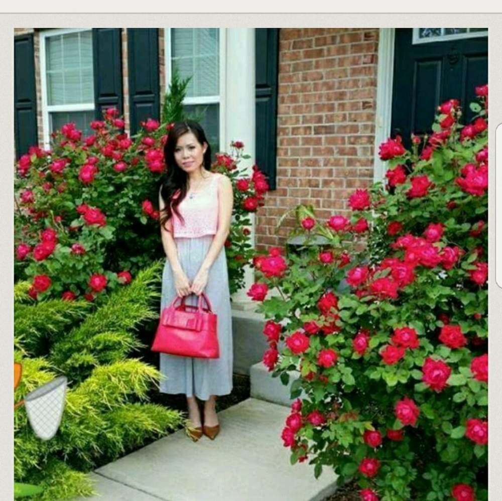 Pink Gray Summer dress