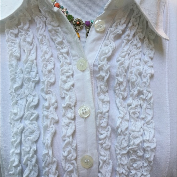 INC Soft Ruffled Top - Picture 2 of 5