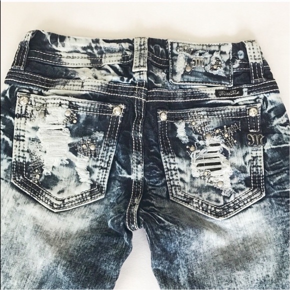 Last one Sz 24🌹Miss me straight leg jeans - Picture 3 of 6