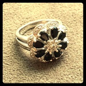 Black Onyx Cocktail Ring