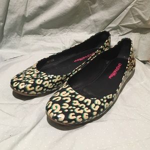 Louis Vuitton stephen sprouts leopard print flats