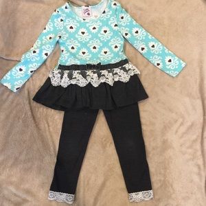 Stain Flowers - Set - Size 4 - Girls