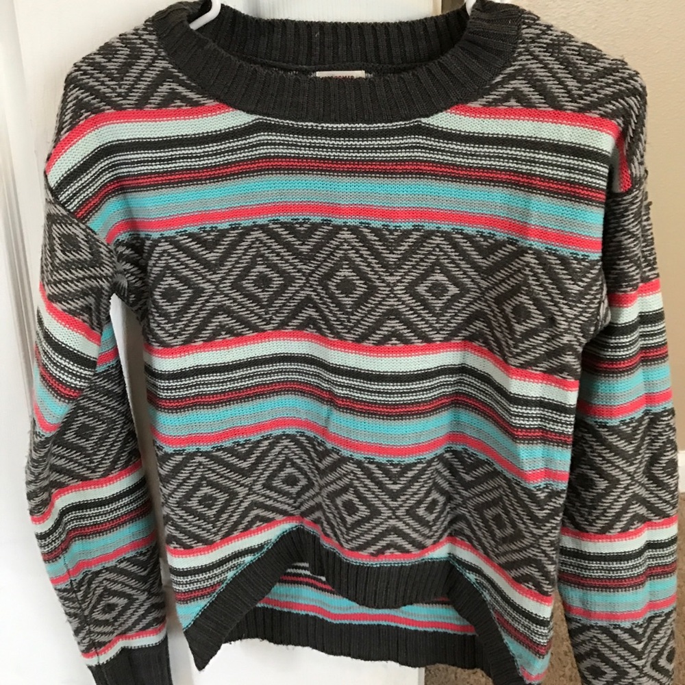 Print sweater