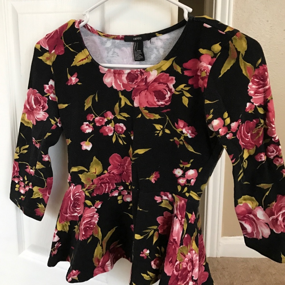 Floral Forever 21 Top