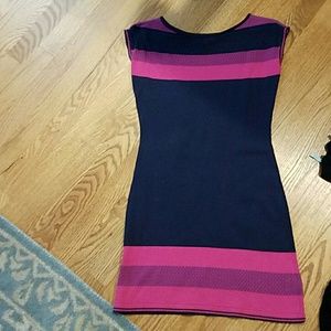Navy and pink Lilly dress