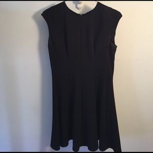 Black mid length dress size 12