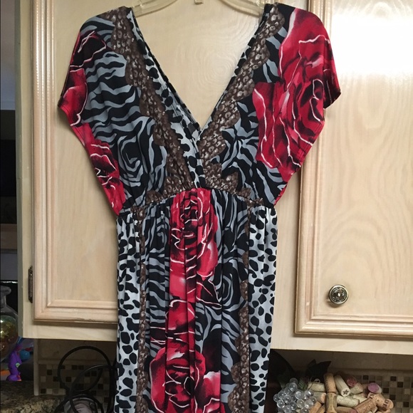 DONATED - RUE 21 Animal print dress - Picture 2 of 3