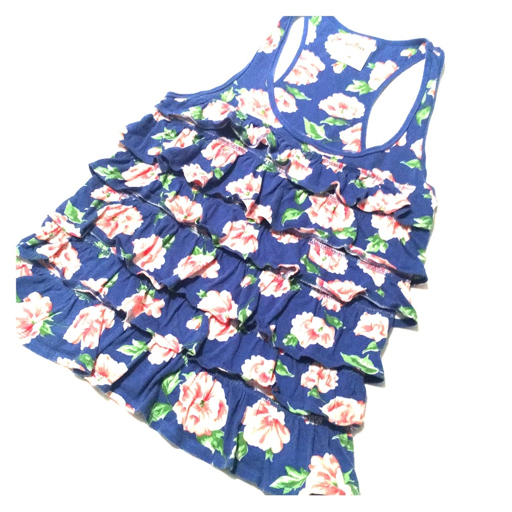 Last chance! Floral Hollister Racerback Tanktop