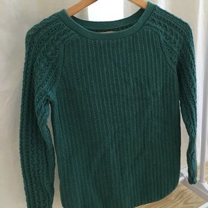 Teal sweater from Loft