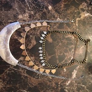 Three stylish necklaces