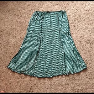 Fit and flair skirt