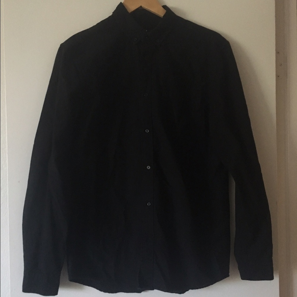 H&M Men's Black Button Up