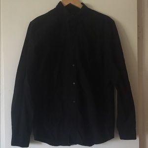 H&M Men's Black Button Up