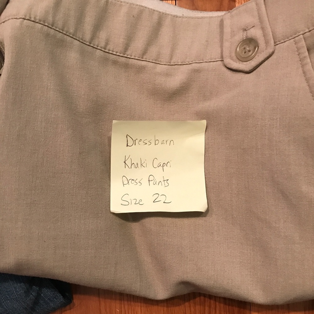 Dress pants Dress Barn size 22