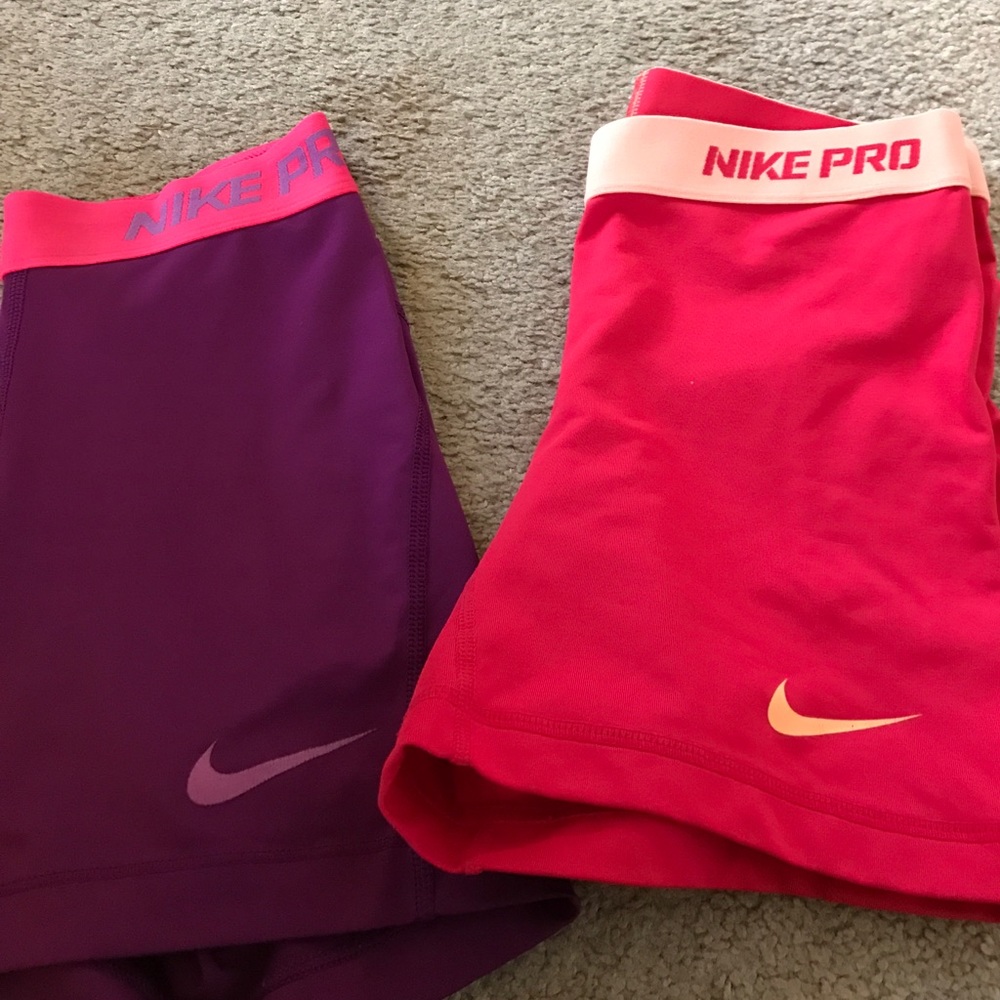 Nike pro dry fit sliders