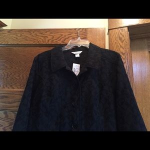 Women's Black Detail Blazer