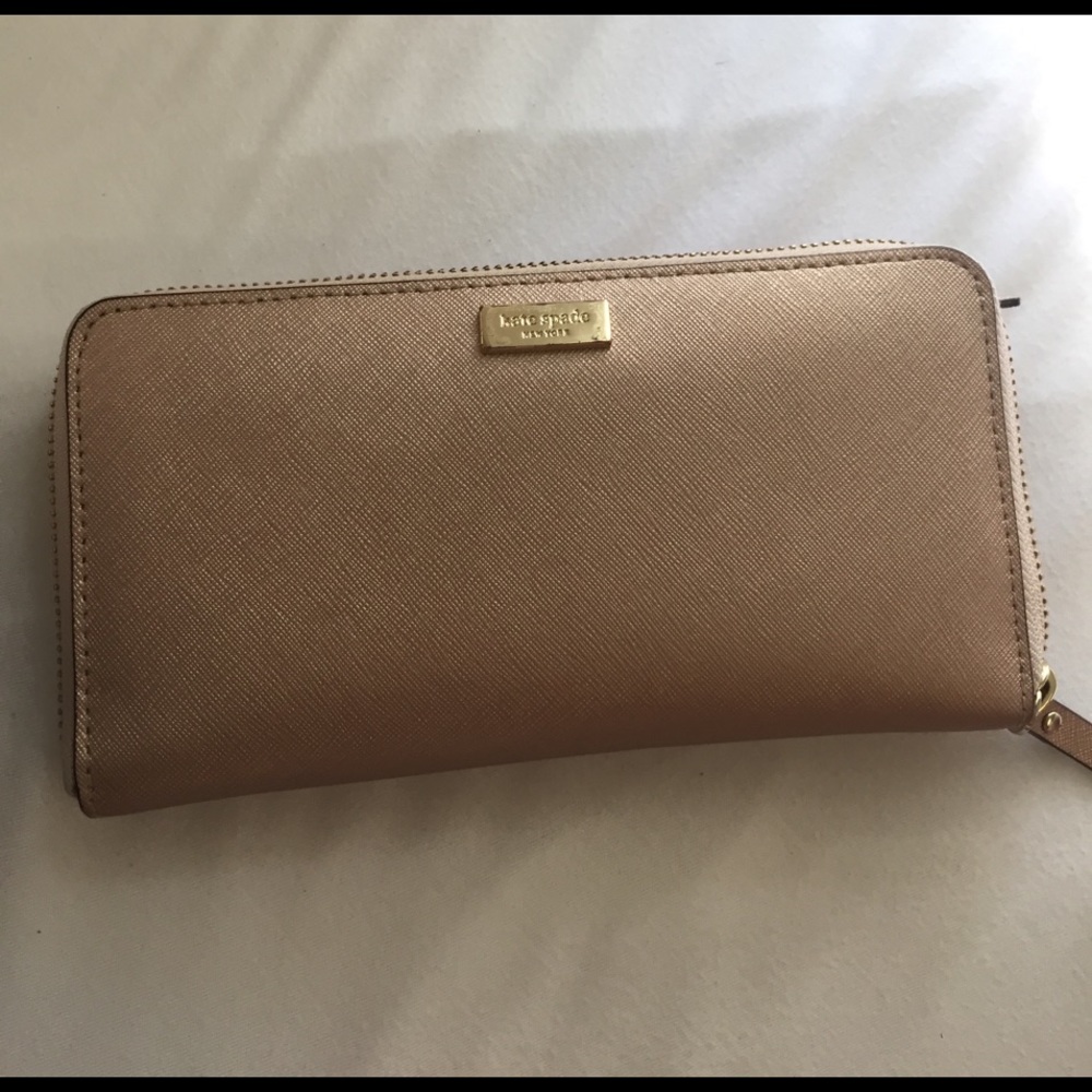 Kate spade zip around wallet