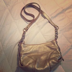 MK Gold Satchel