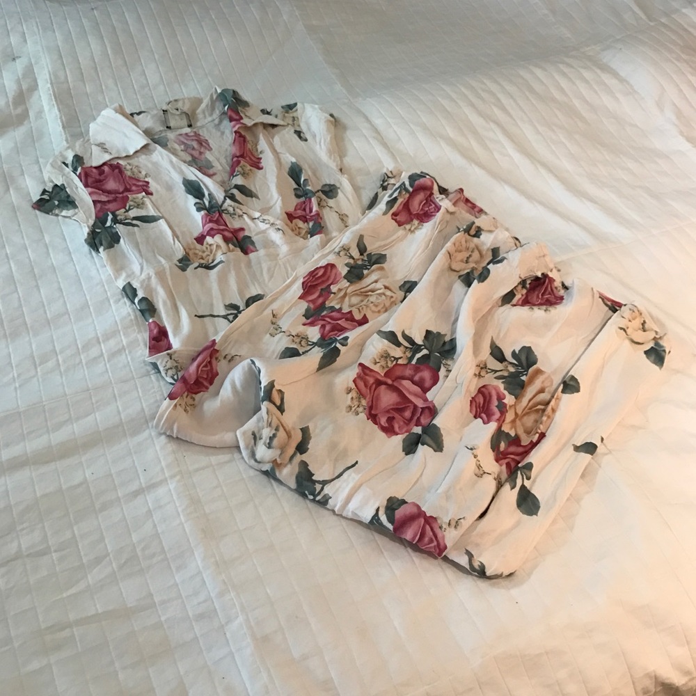 Long Vintage Floral Dress
