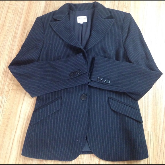 Armani Collezioni Jackets & Blazers - Sale❤️Armani collezioni Pinstriped blazer