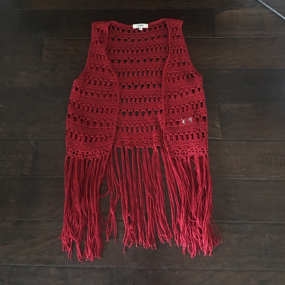 Crochet Fringe Vest