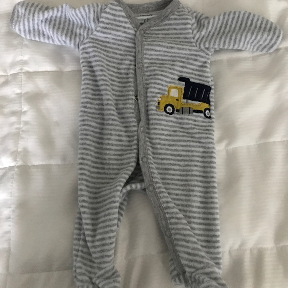 Terry Romper for baby boy