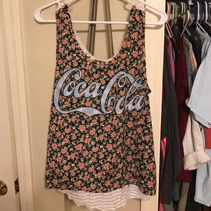 Coca-Cola brand tank top from world of coke