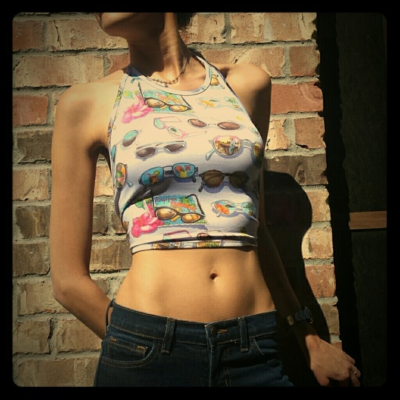Nicole Miller Tops - Vintage Nicole Miller Festival Halter Top