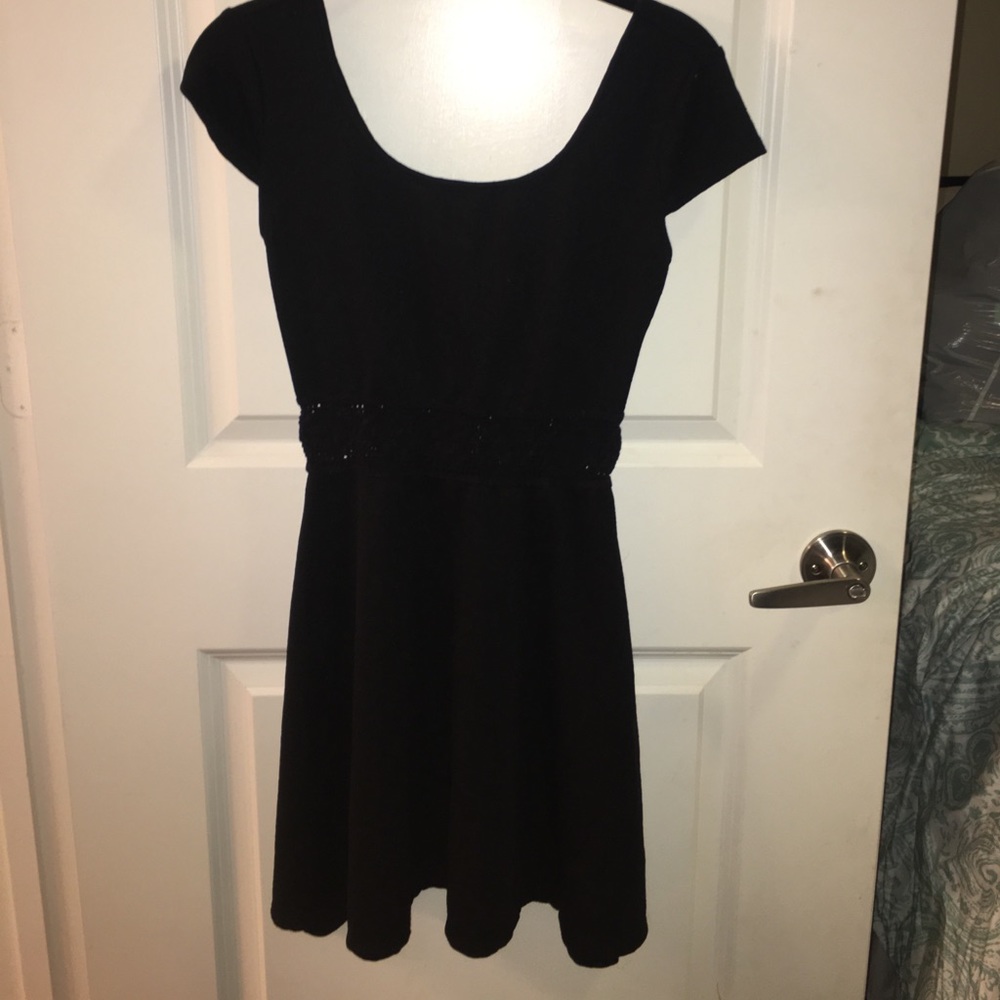 NWOT Black Cap Sleeved Xhilaration Dress Sz. S