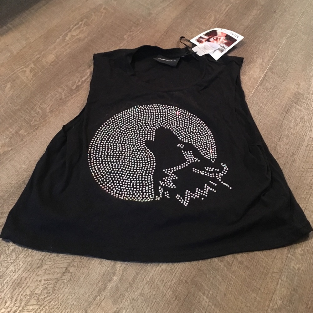 Mink Pink cropped tank