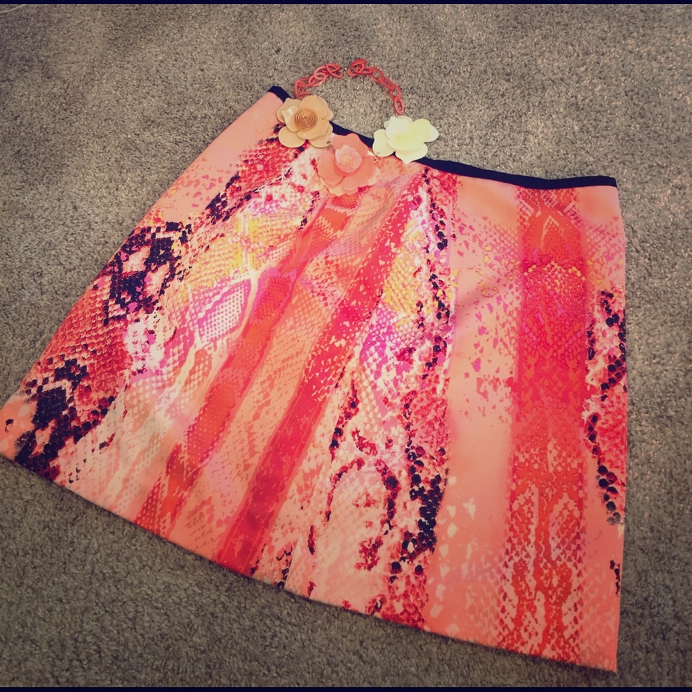 A beautiful color skirt