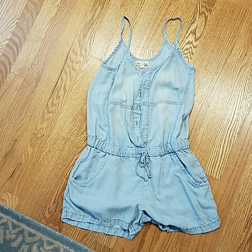 Chambray romper