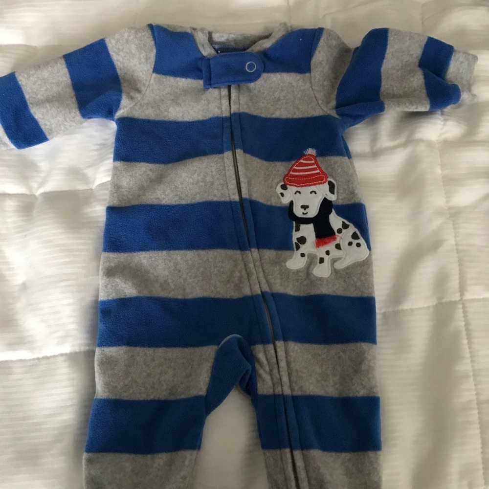 Fleece Romper for Baby Boy