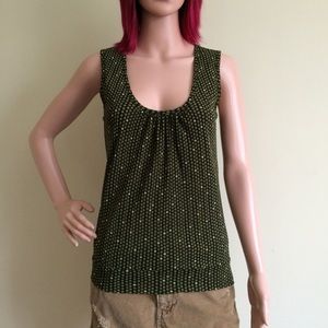 Kenneth Cole Reaction Green Dotted Tank