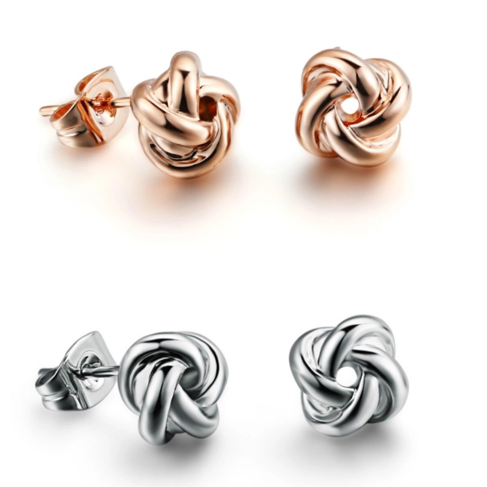 💕2 for$10💕 18K Rose Gold Platinum Plated Earring