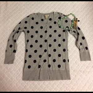 Banana Republic polka dot career sweater!