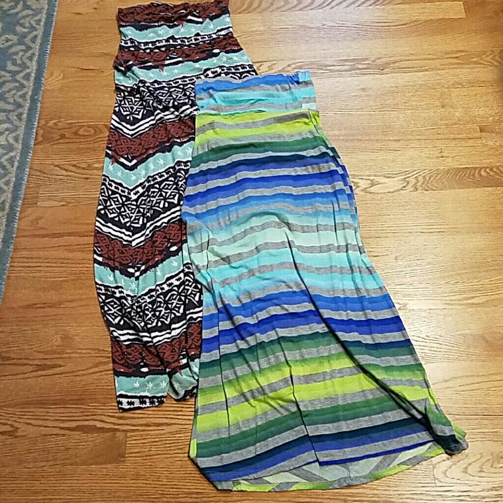 2 maxi skirts or dresses. Wear as either!