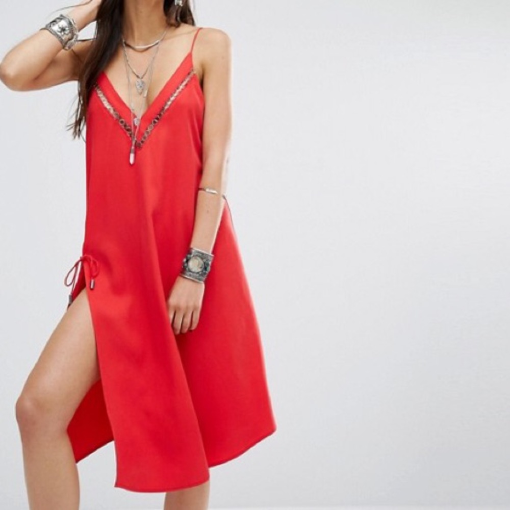 🎀Metal accent woven tunic/dress🎀