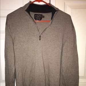 Black Brown 1826 Quarter Zip