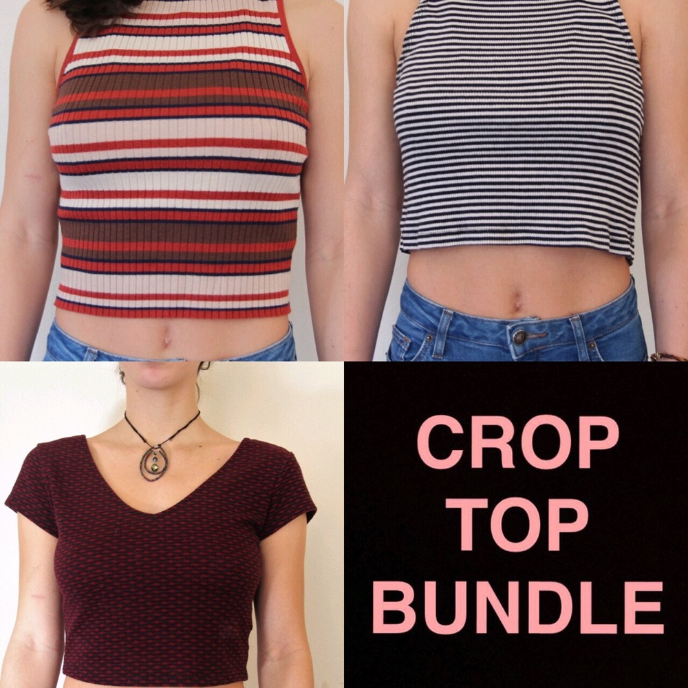 ❗️SOLD❗️CROP TOP BUNDLE Forever 21, PacSun